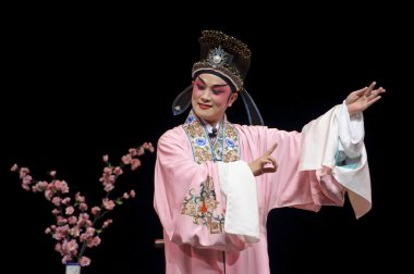 Çince Geleneksel opera aktör tiyatro kostüm