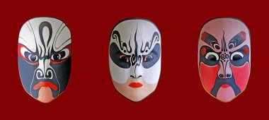 Mask of chinese opera clipart