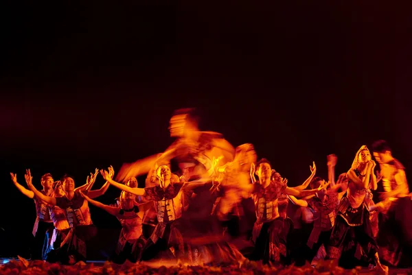 stock image Chinese ethnic dance