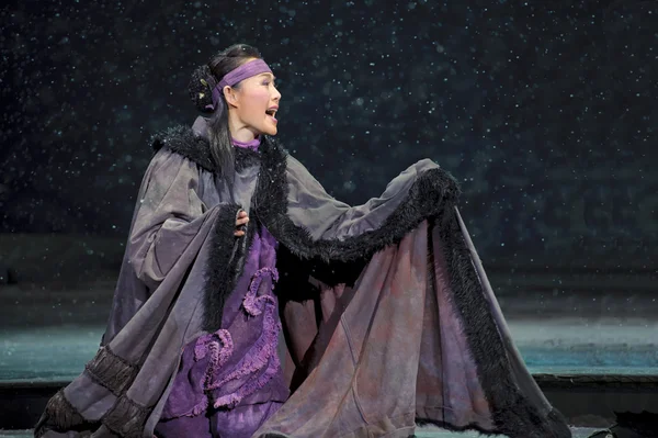 Kínai Ping opera színésznő — Stock Fotó