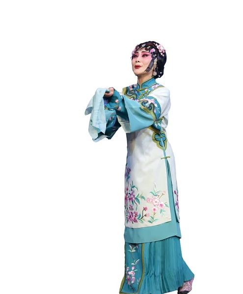 Красивая китайская оперная актриса — стоковое фото