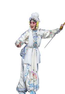 Pretty chinese chinese traditional opera actress clipart