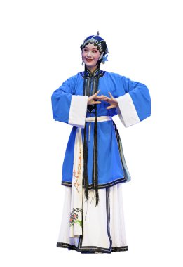 Pretty chinese traditional opera actress clipart