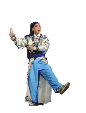 Çince Geleneksel opera aktör tiyatro kostüm