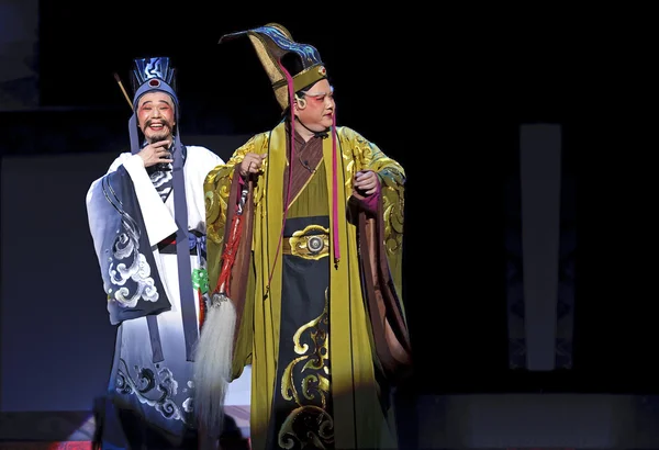 Artistas chinos de Gaojia Opera — Foto de Stock
