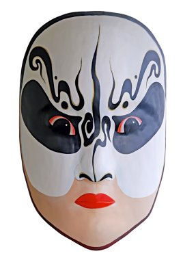 Chinese traditional opera facial painting clipart