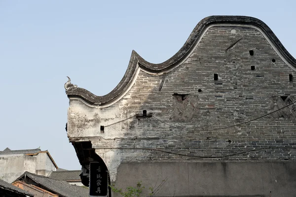 Techo del edificio tradicional chino — Foto de Stock