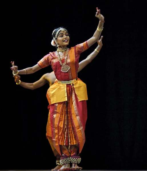 Индийский танцор Калакшетры — стоковое фото
