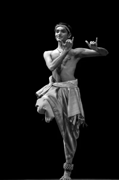 Kalakshetra indyjski tancerz — Zdjęcie stockowe
