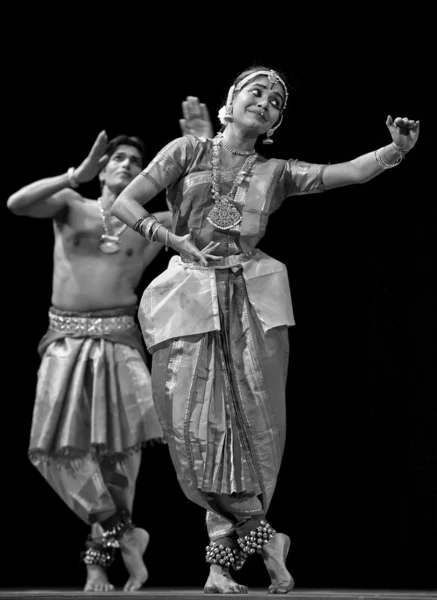 Indische Kalakshetra-Tänzerin — Stockfoto