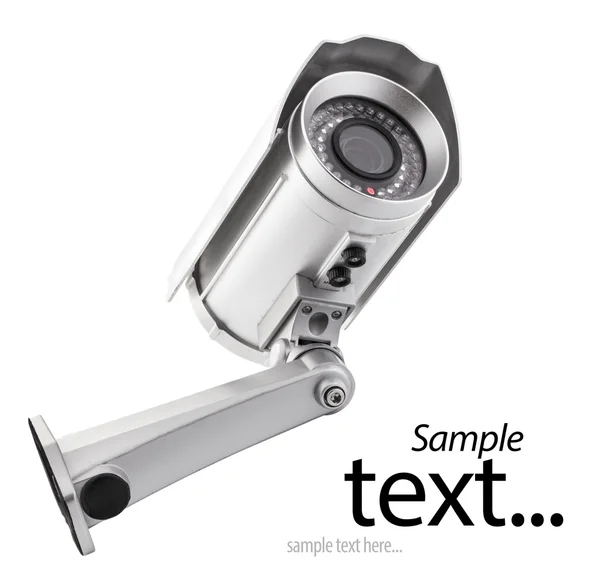 Videocamera di sicurezza, con percorsi di ritaglio — Foto Stock