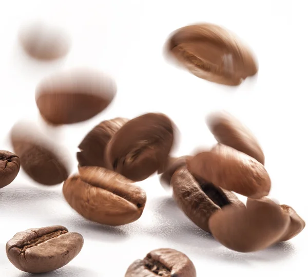 Skoki ziaren kawy — Zdjęcie stockowe