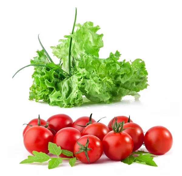 生菜和西红柿 — 图库照片