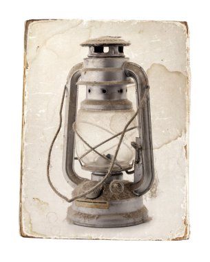 Oil lamp. clipart