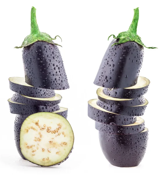 Eggplant sliced — Stock Photo, Image