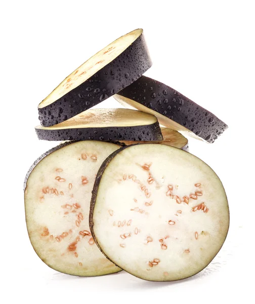 Eggplant sliced — Stock Photo, Image