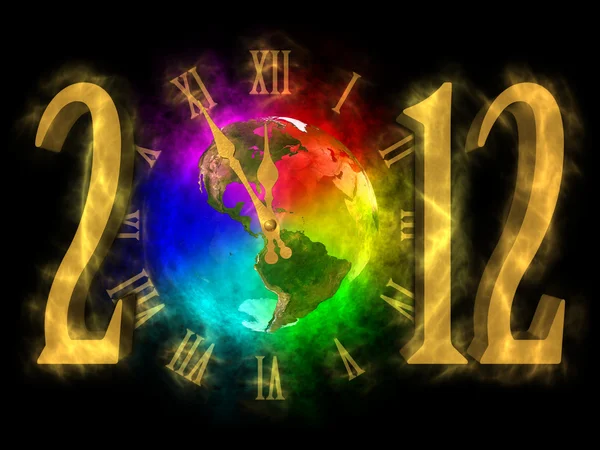 Año mágico 2012 - tiempo para el cambio - América — Foto de Stock