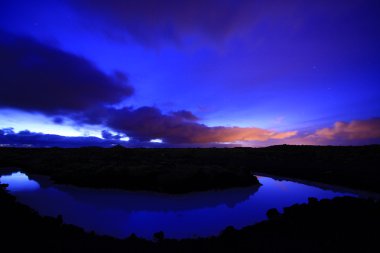 Iceland - Blue Hour clipart