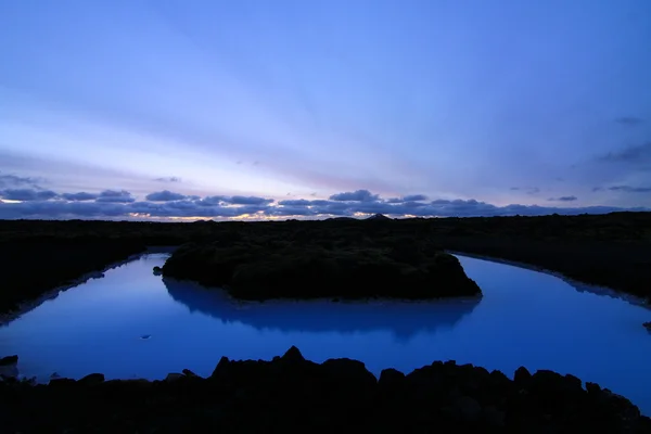 IJsland - Blue Hour — Stockfoto