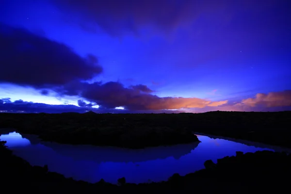 Island - Blaue Stunde — Stockfoto