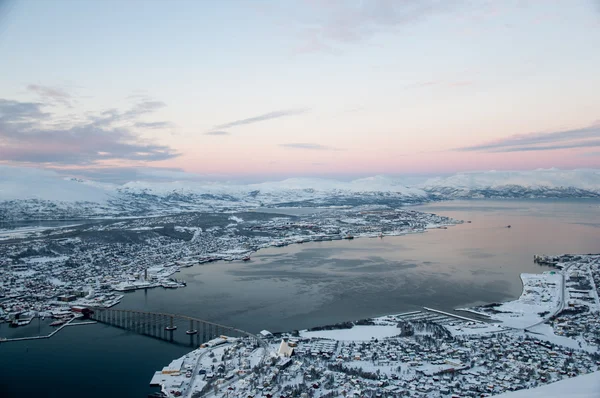 Panoramisch uitzicht van Tromsø — Stockfoto