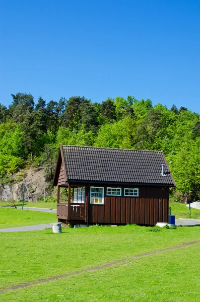 Casa típica norueguesa — Fotografia de Stock