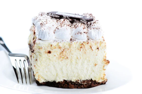 Вкусный торт тирамису — стоковое фото