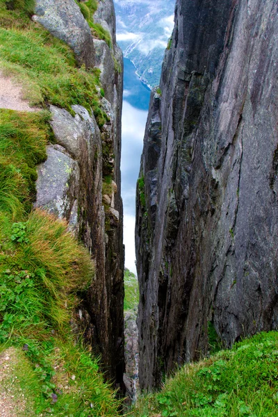 Canyon op de berg — Stockfoto
