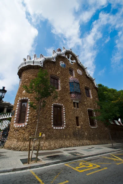 Park guell huis — Stockfoto