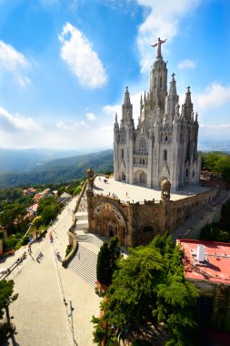 Tibidabo church clipart