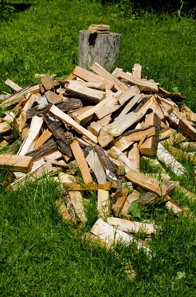 stock image Chopped wood