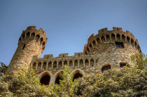 Замок Сан-Жуан-ин-Ллоре-де-Мар — стоковое фото