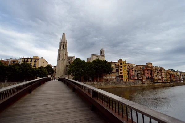 Girona brug — Stockfoto