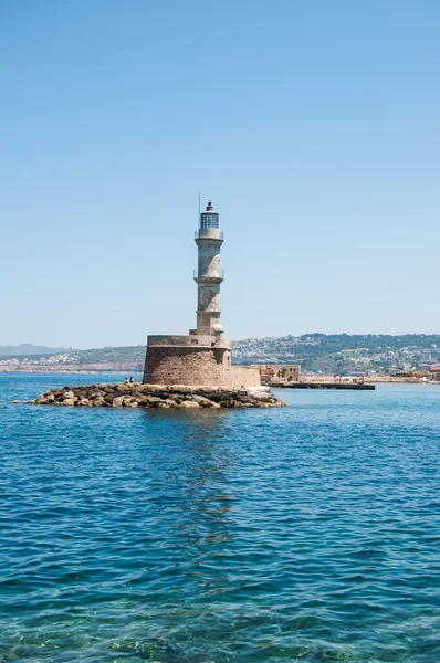 Lighthouse chania — Stock Photo, Image