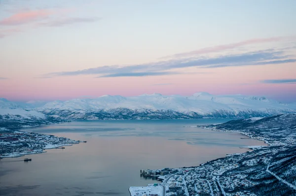 Tromso günbatımı — Stok fotoğraf