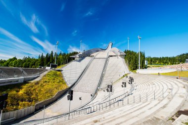 Sky jump Holmenkollen clipart