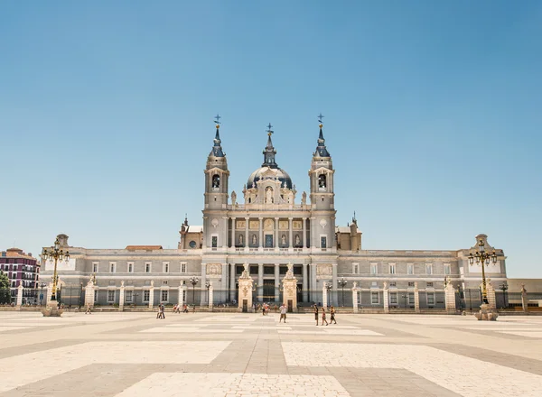 Katedra almudena Madryt Hiszpania — Zdjęcie stockowe