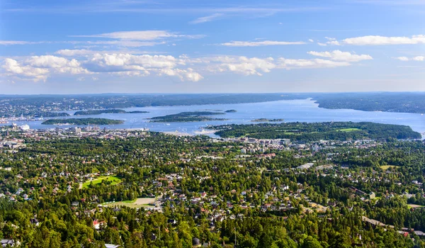 Birdview de Oslo — Fotografia de Stock