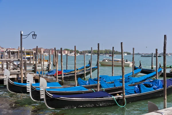 Gondole a Venezia, Italia — Foto Stock