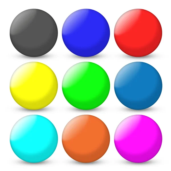 Set de boules de couleur — Photo