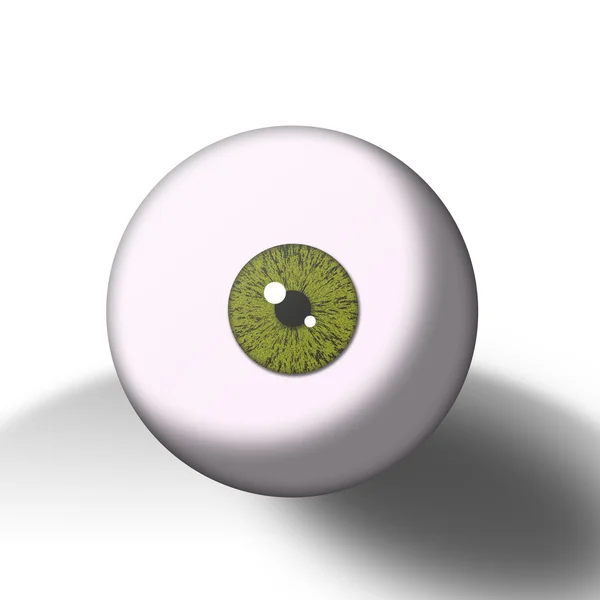 Zöld szem ball — Stock Fotó
