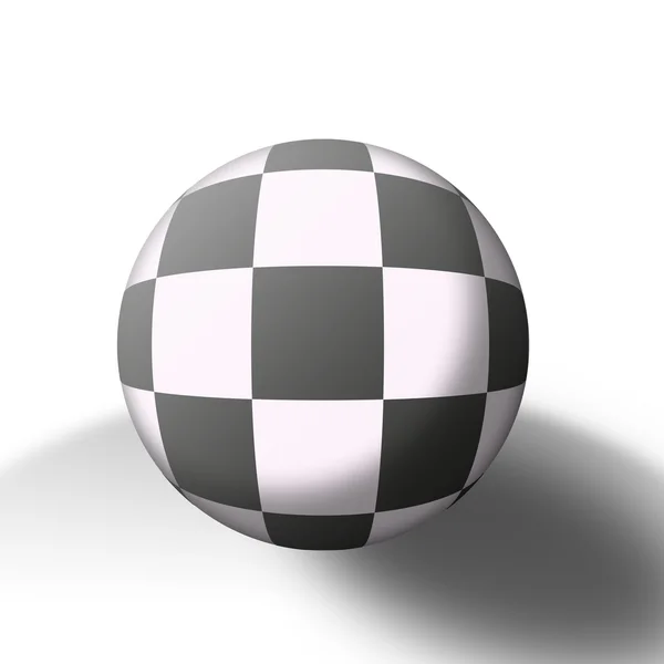 Futbol topu üzerinde beyaz izole — Stok fotoğraf