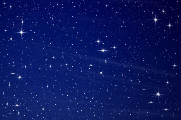 Estrelas no céu noturno — Fotografia de Stock