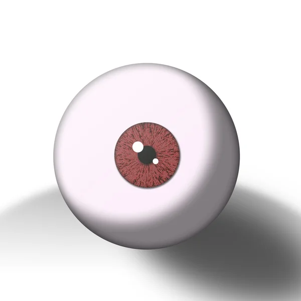 Röda ögon boll — Stockfoto