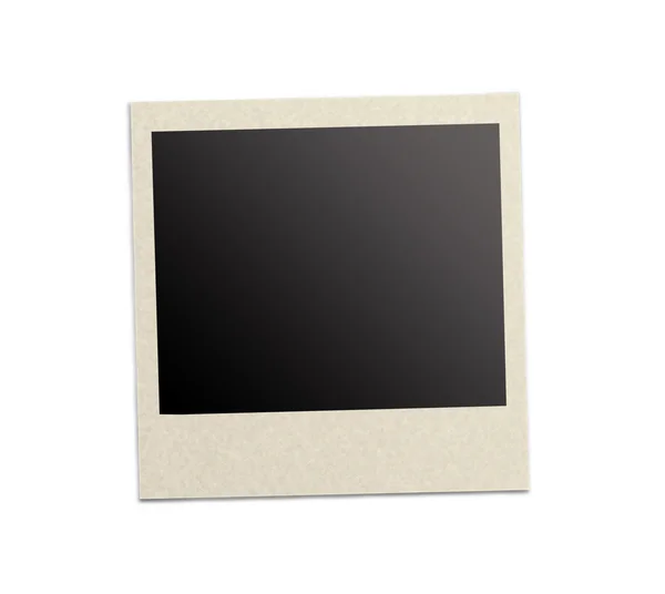 Blank photo isolated on white — Stock Photo, Image