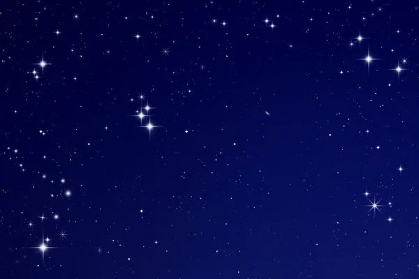 Stjärnor på natthimlen — Stockfoto