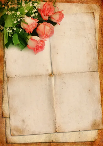 Blanko für romantischen Brief — Stockfoto