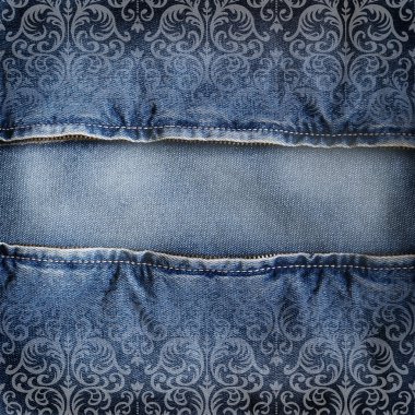 Background denim texture clipart