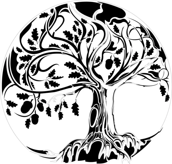 Árvore de abstracção02 — Vetor de Stock