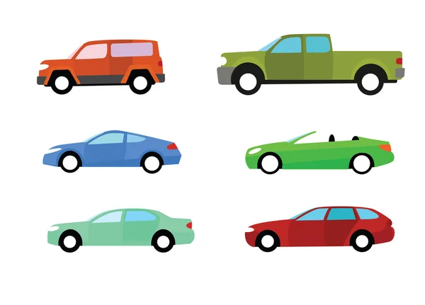 3 araba Icons set — Stok fotoğraf